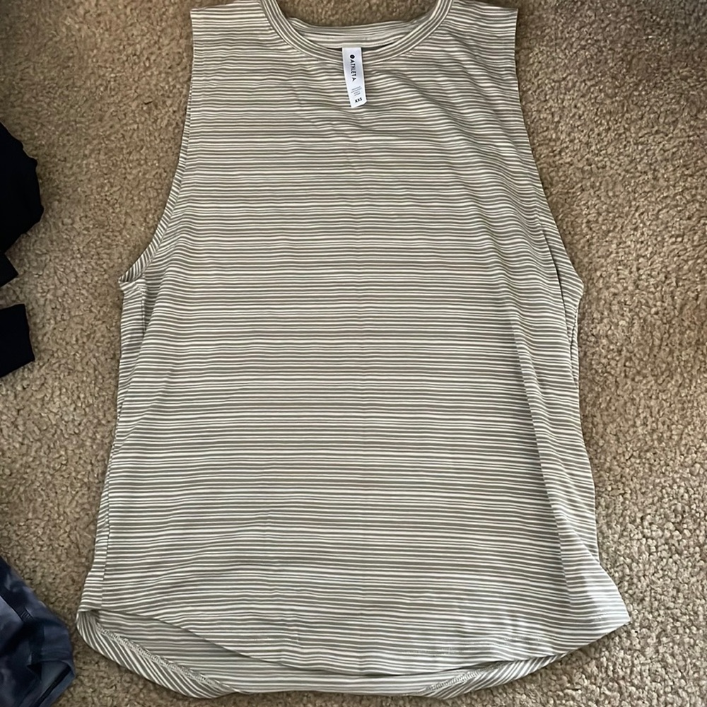 Athleta Striped Tank Top